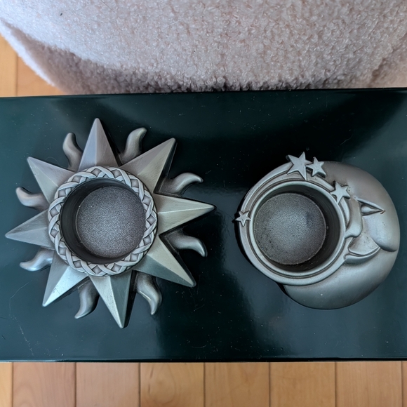 Other - Metal Moon and Sun Tea Light Holders